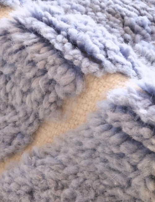 AFK Living vloerkleed Berber - handgemaakt - Wol - 182 x 209 cm