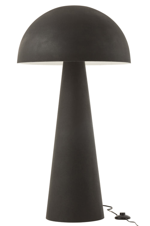 J-Line lamp Paddenstoel - metaal - zwart - extra large - vtwonen shop