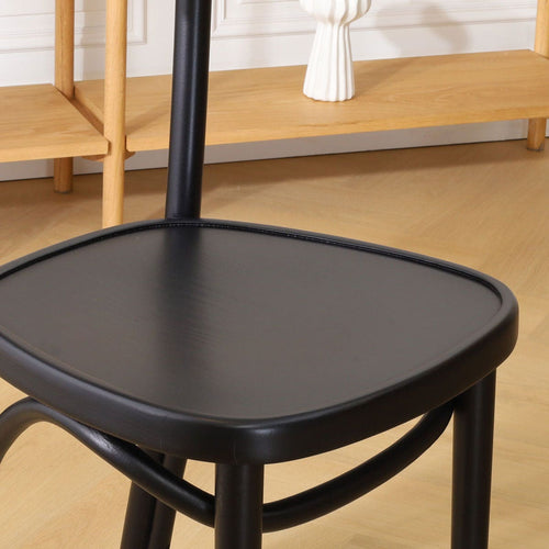 Fameg Musa Houten Bistrostoel Zwart - vtwonen shop