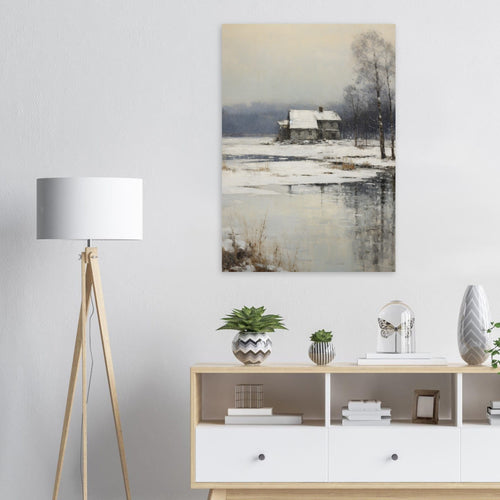 Artfulprints  Ice lake   poster 50x70 cm