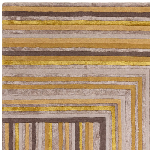 Vloerkleed MOMO Rugs Matrix Network Gold 160x230 cm - vtwonen shop