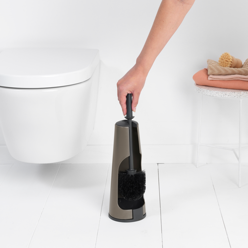 Brabantia ReNew Toiletborstel met houder - Platinum