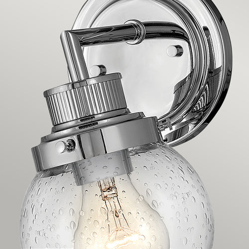 Elstead Hinkley Poppy Badkamer Wandlamp Gepolijst Chroom, IP44