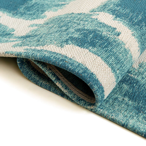 Lola&Moi vloerkleed Summer blue - blauw -240x340cm - vtwonen shop