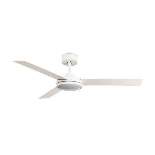 Faro BARTH Witte plafondventilator met LED-licht