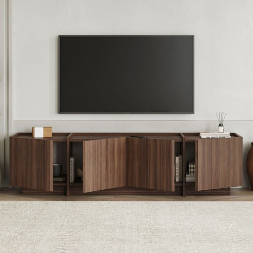 Calicosy - TV-meubel ARVEN - beige 180x90x75 cm