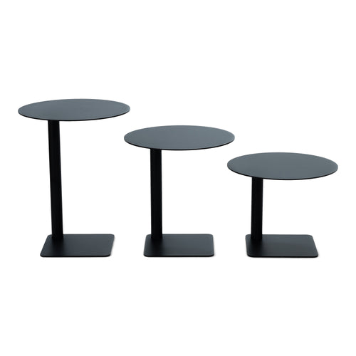 Spinder Design bijzettafel Sunny 50 - Zwart - Ø 40
