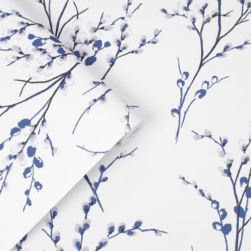 Laura Ashley Vliesbehang - Boswilg Midnight