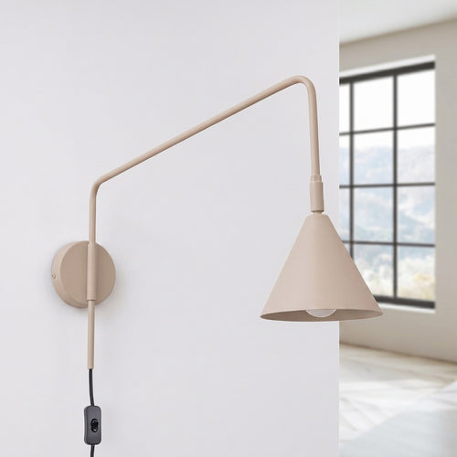 Sollux Lighting Wandlamp NOX taupe - 14x61x30cm