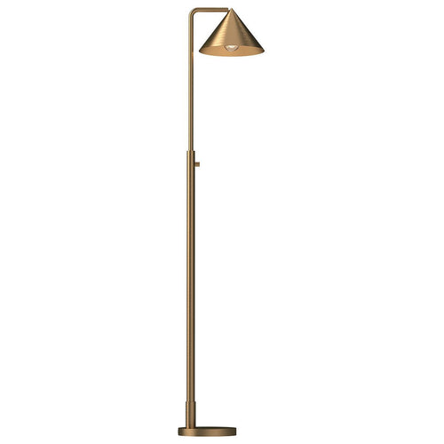 Stehleuchte Modern Gebürstetes Gold 1x E27