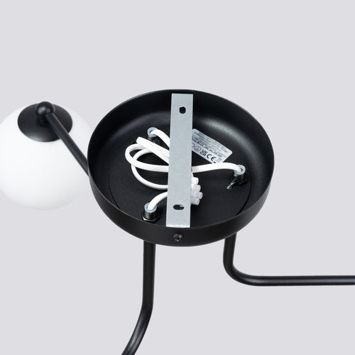 Sollux Lighting Kroonluchter ASTRAL 3 zwart - 62x62x29cm
