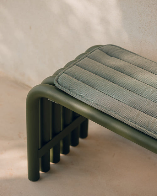 noo.ma Nokk Bench - design metalen bank voor binnen en buiten, 115x33x44 cm