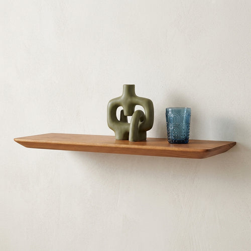 Raw materials zwevende wandplank Craftsman - Teakhout - 60 cm
