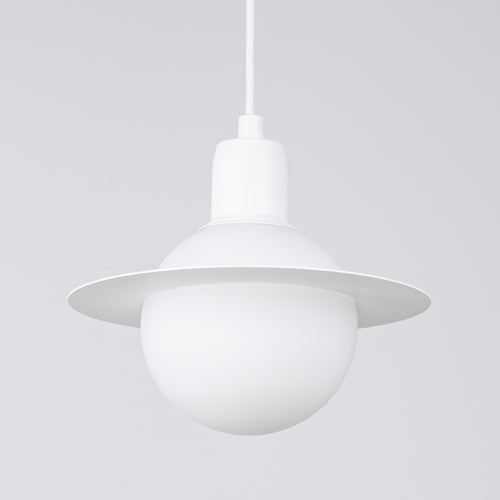 Sollux Lighting Hanglamp HYPERION 1 wit - 20x20x125cm