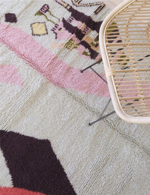 AFK Living vloerkleed Berber - handgemaakt - Wol - 184 x 232 cm - vtwonen shop