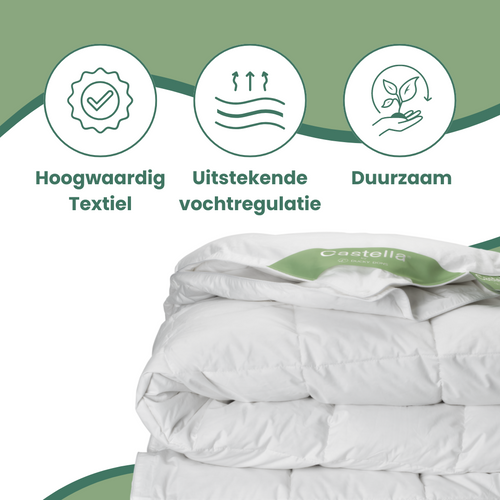 Castella sirius 90% eendendonzen 4-seizoenen dekbed - 140x200