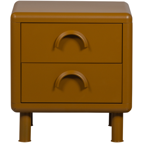 WOOOD Ladekast met 2 lades Rune - Metaal - Zand - 45x42x42 - vtwonen shop