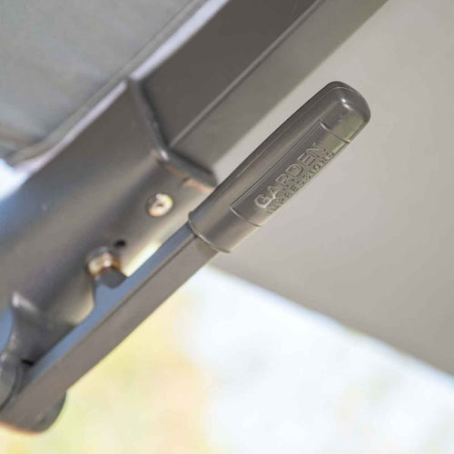 Hawaii parasol - 300x300 cm - carbon black - donker grijs - vtwonen shop