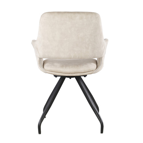 Livingfurn eetkamerstoel Capp beige - 2 stuks