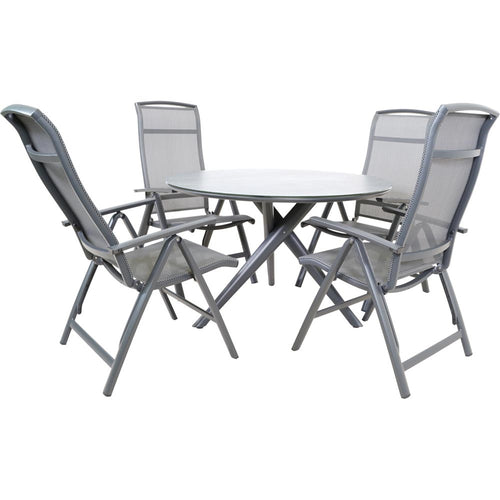 Lesli Living bistrostoel Lotis - antraciet - 61,5x65x114cm