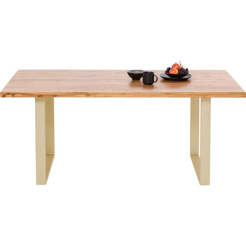 Kare Design Eettafel Jackie 160x80cm eik goud - vtwonen shop