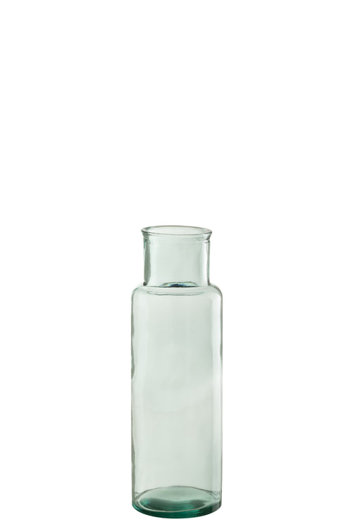 J-Line vaas Cilinder - glas - transparant - small - 44.5 cm hoog