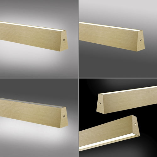 Neuhaus PURE hanglamp e-Lift - 2 lichts - 120  x 240   cm - goud