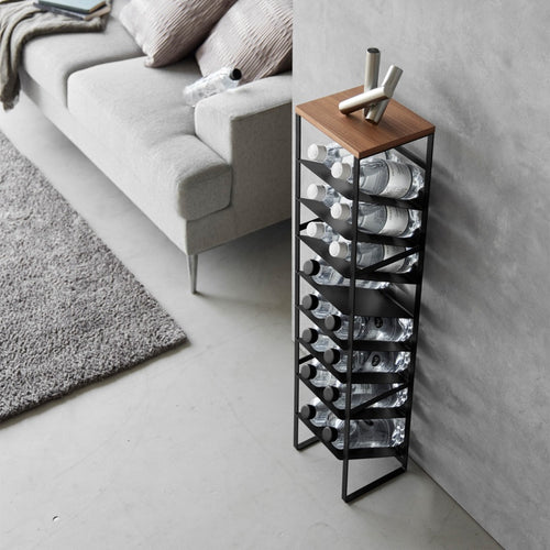 Yamazaki Wijnrek / Flessenrek - 16 flessen - Tower - Zwart - vtwonen shop
