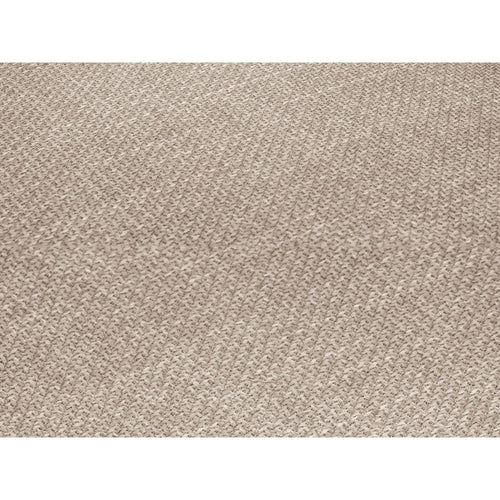 Cosmopolitan Design - Modulaire hoekbank links Siena 5-zits, structurele stof beige - 180x366x69cm