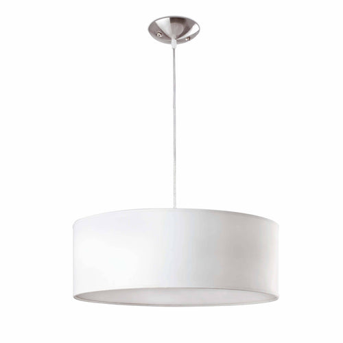 Faro Seven - 3 Lichts Grote Ronde Plafond Pendel Wit, E27