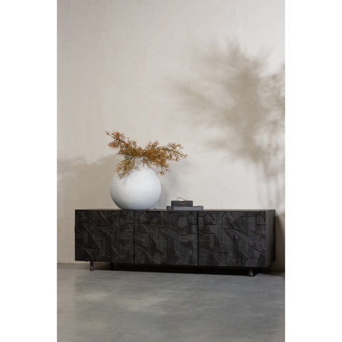 WOOOD tv-meubel Counter - Mango - Zwart - 50x160x45 - vtwonen shop