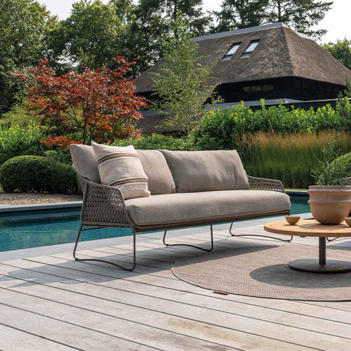 4 Seasons 3-zits loungebank Moretti bruin