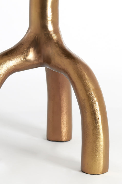 Light & Living bijzettafel MELLO - Ø40.5x53cm - bruin - vtwonen shop