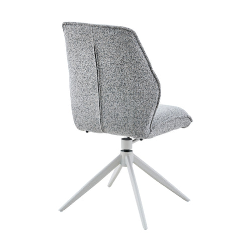 Starfurn eetkamerstoel Hera - grijs - 63x63x83cm - Set van 2