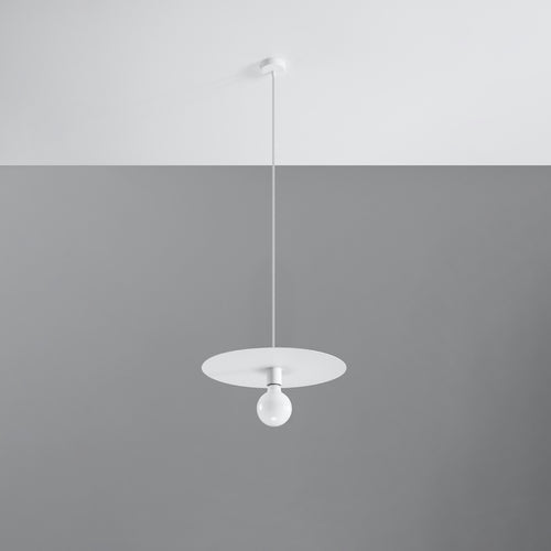 Sollux Lighting Hanglamp FLAVIO wit - 40x40x105cm