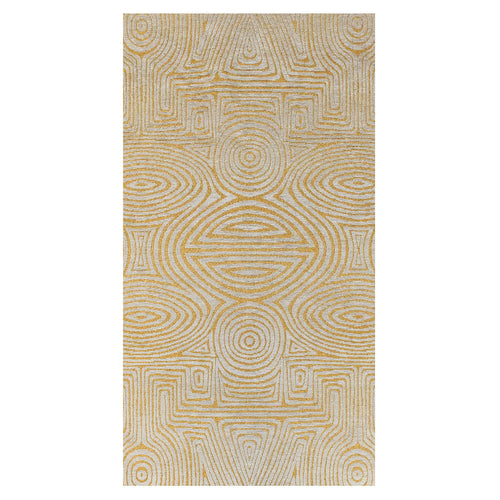 Lola&Moi vloerkleed Golden Beach - goud -80x150cm - vtwonen shop
