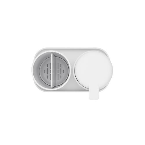 Brabantia ReNew Badkameraccessoire-set, zeepdispenser, tandenborstelhouder en schaal - White