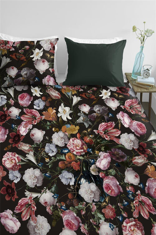 Ambiante Flowerbomb dekbedovertrek - Tweepersoons - 200x200/220 cm - Multi