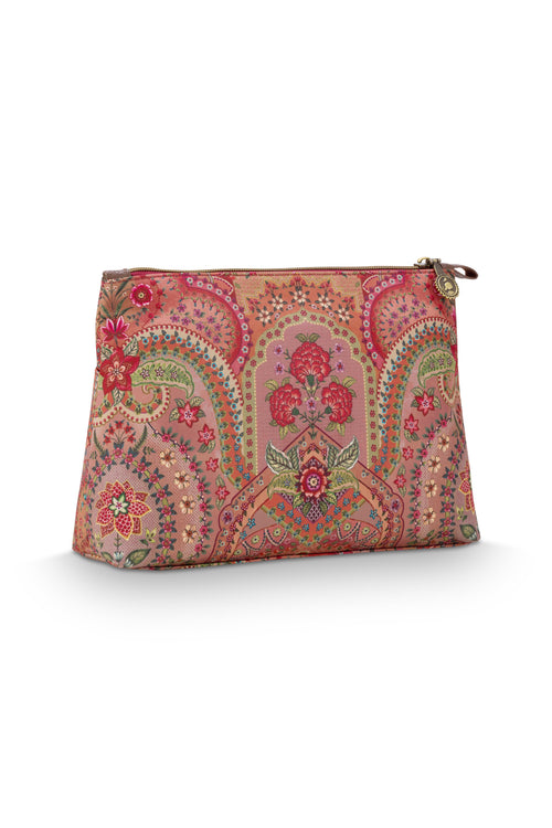 Pip Studio - Caryn Make-up Tasje Dames - Jabali - Rood - Set van 2