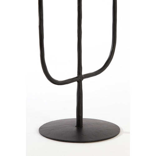 Light & Living kandelaar Nicole - zwart - 22.5x15x45.5cm - vtwonen shop