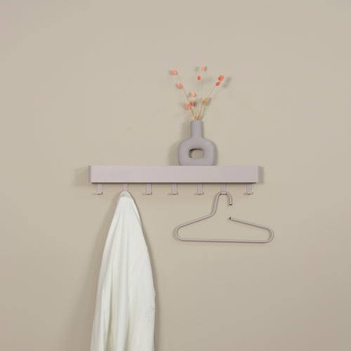 Spinder Design kapstok Dax Play 7 - Silky Taupe - 7 haken - vtwonen shop