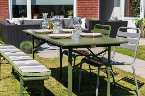 MaximaVida inklapbare bierset Berlijn 200 cm olijfgroen - FSC hout