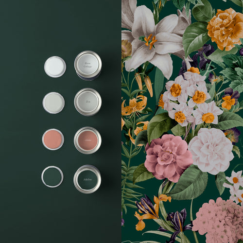 Graham & Brown Vliesbehang - Glasshouse Flora Emerald - 10mx52cm - vtwonen shop