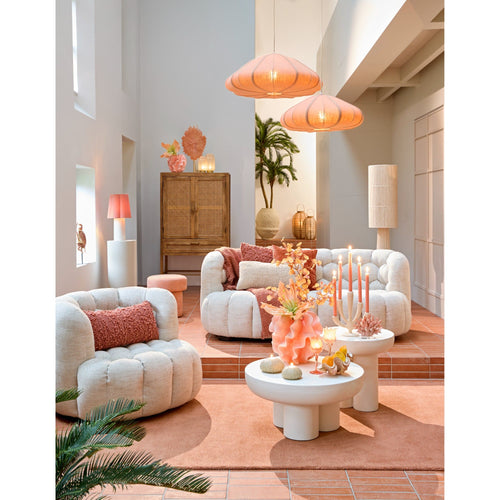 Light & Living hanglamp Cesano - roze - Ø50cm