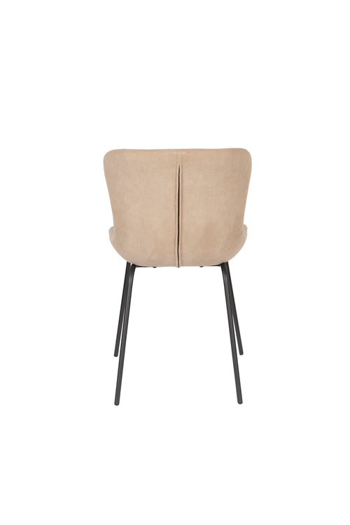 Housecraft Living Junzo Rib Eetkamerstoelen Taupe - Set van 2 - vtwonen shop