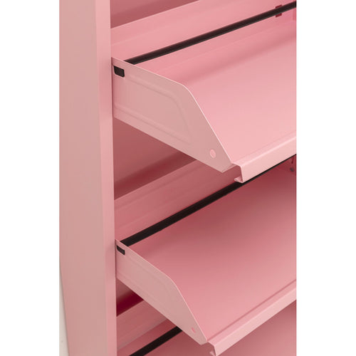 Kare Design Schoenenkast Caruso - roze - 3 laden