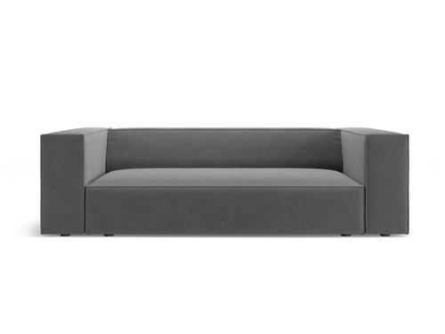 Cosmopolitan Design Bank Arendal 2-zits, flueel warm grijs - 102x180x70cm