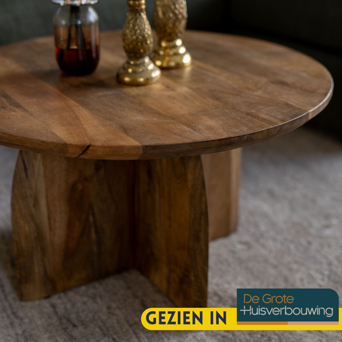 Starfurn  salontafel Tense - bruin - 70x70x40cm - vtwonen shop