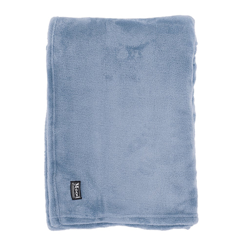 In The Mood Collection Famke Fleece Plaid - L180 x B130 cm - Lichtblauw - vtwonen shop