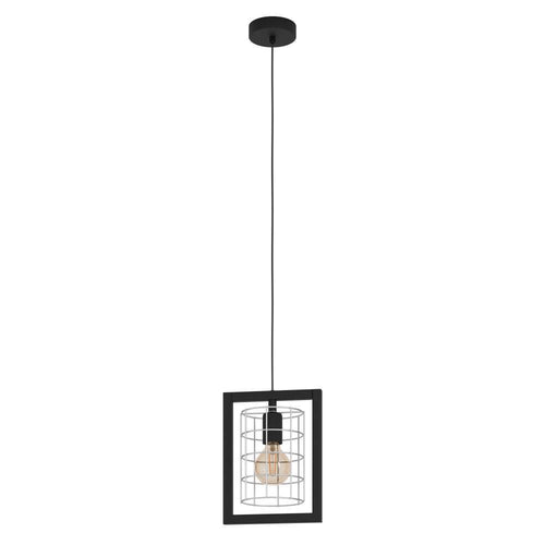 EGLO hanglamp Jubily - 22 cm - e27 - staal - industrieel - zwart - vtwonen shop